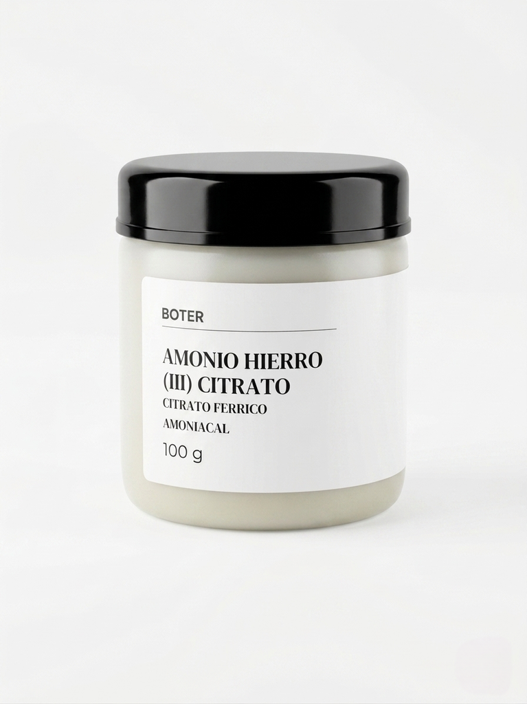 AMONIO HIERRO (III) CITRATO TECHNICAL (100g) BOTER