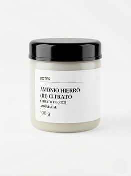 [2000000672953] AMONIO HIERRO (III) CITRATO TECHNICAL (100g) BOTER