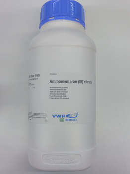[83887.290] AMONIO HIERRO (III) CITRATO TECHNICAL 1000 G.