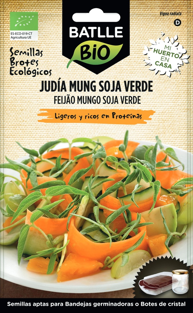 BROTES 100% ECO JUDÍA MUNG - SOJA VERDE