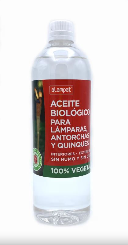 COMBUSTIBLE ACEITE BIOLOGICO ANTORCHAS 1 LT.