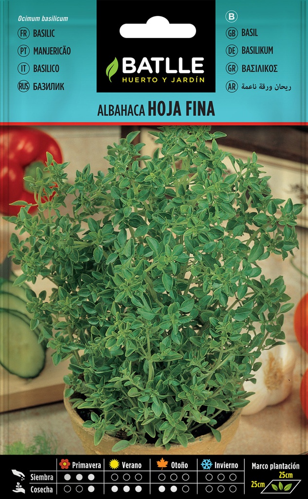 SEMILLAS BATLLE ALBAHACA FINA