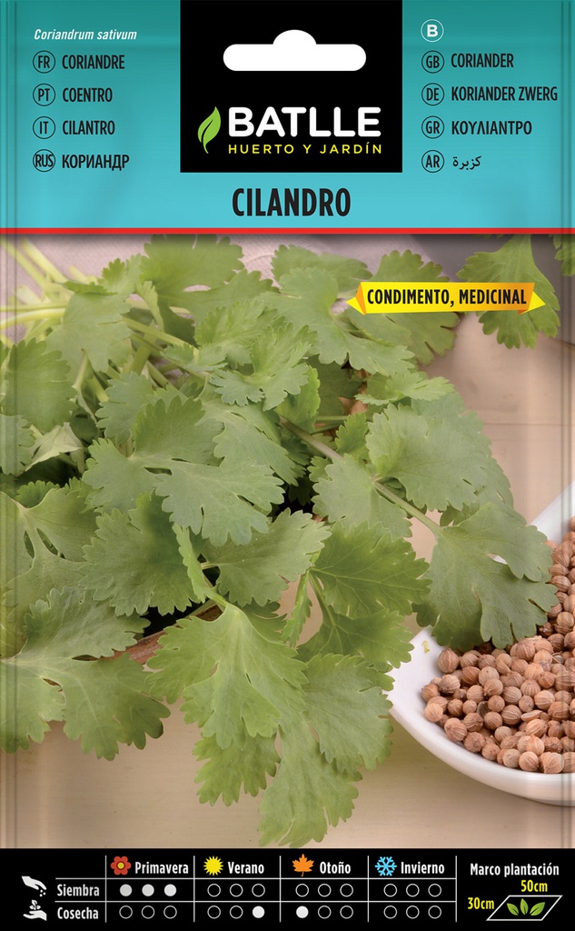 SEMILLAS BATLLE CILANTRO
