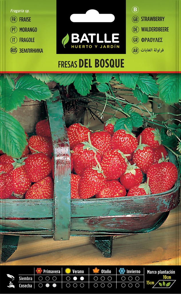 SEMILLAS BATLLE FRESAS DEL BOSQUE