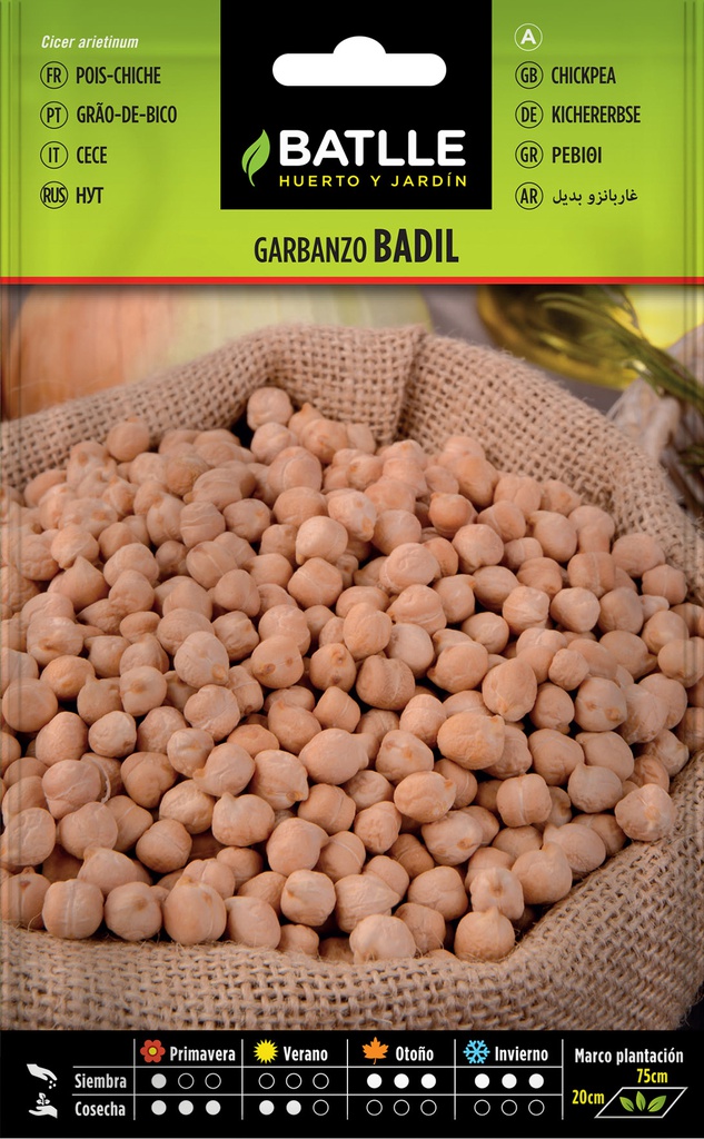 SEMILLAS BATLLE GARBANZOS BADIL 