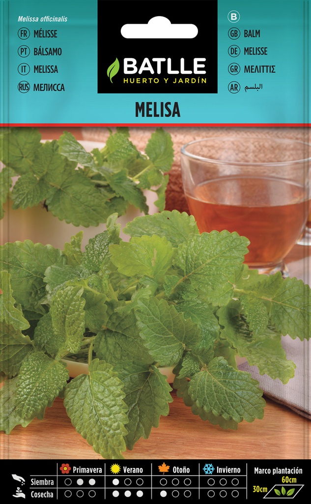 SEMILLAS BATLLE MELISA - MELISSA OFICINALIS