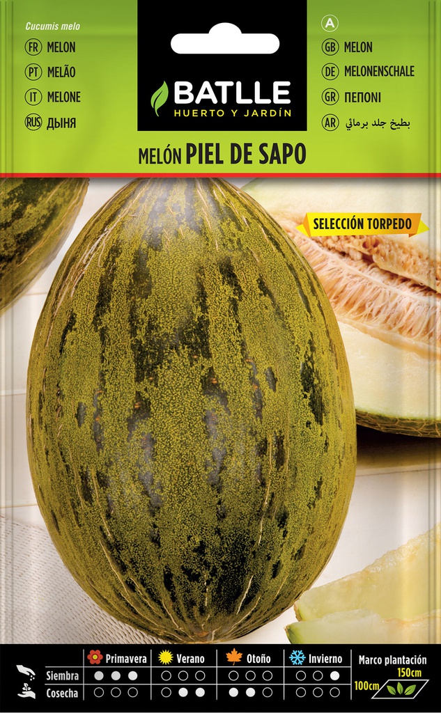 SEMILLAS BATLLE MELON PIEL DE SAPO SEL. TORPEDO