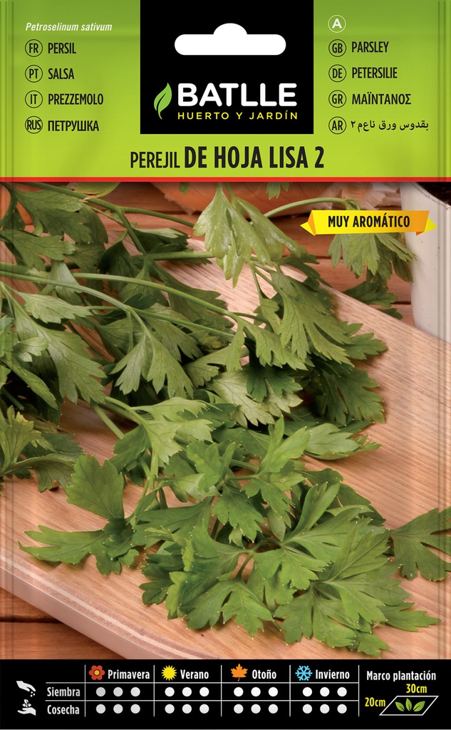 SEMILLAS BATLLE PEREJIL DE HOJA LISA 2