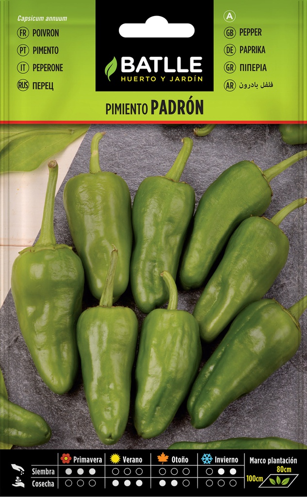 SEMILLAS BATLLE PIMIENTO PADRON