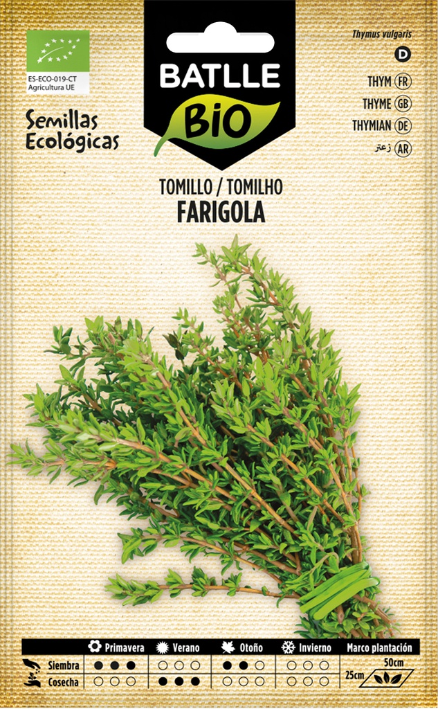 TOMILLO (THYMUS VULGARIS) ECO
