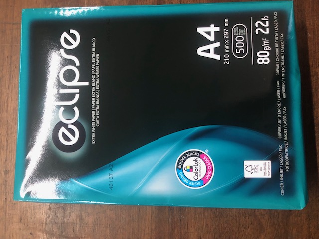 Paper Eclipse A-4 80GR.BLANC PAQ.500 H.
