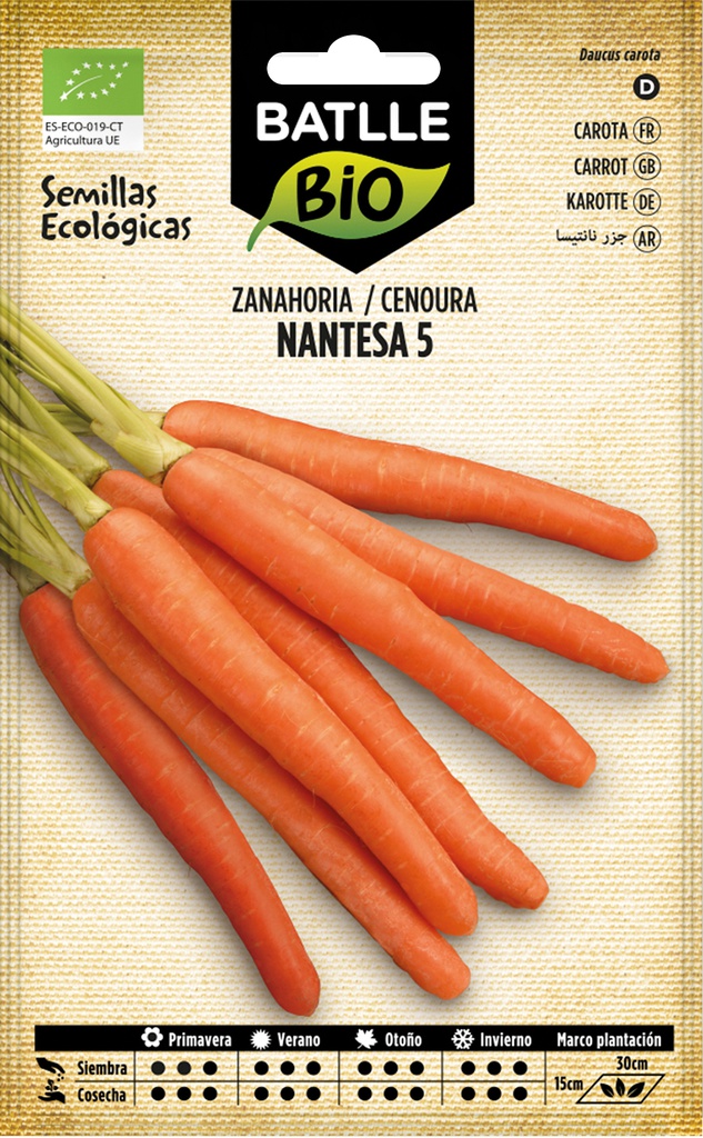ZANAHORIA NANTESA 5 ECO.