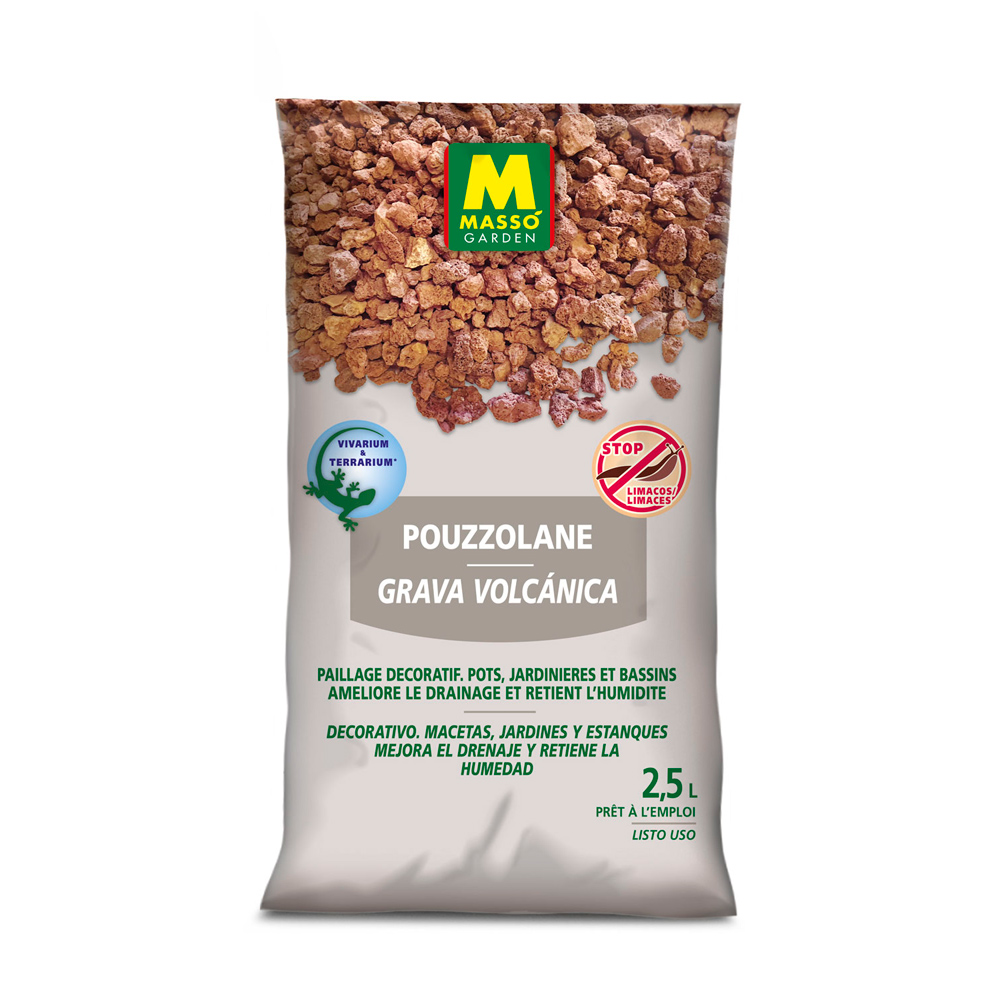 GRAVA VOLCÁNICA 2,5 LT. MASSO