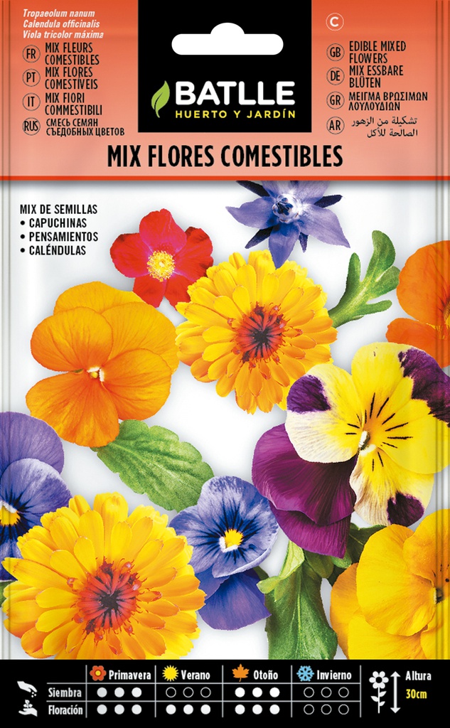 MIX FLORES COMESTIBLES