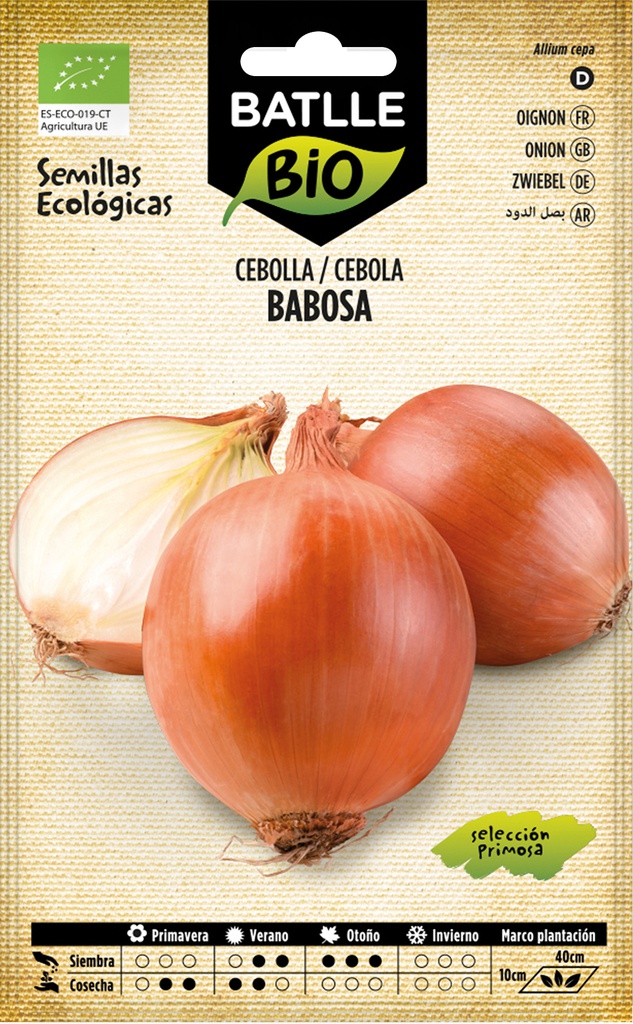 SEMILLAS BATLLE CEBOLLA BABOSA SEL. PRIMOSA ECO