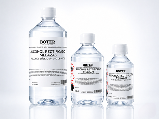 ALCOHOL ETÍLICO DE MELAZA 96º (USO DE BOCA) BOTER