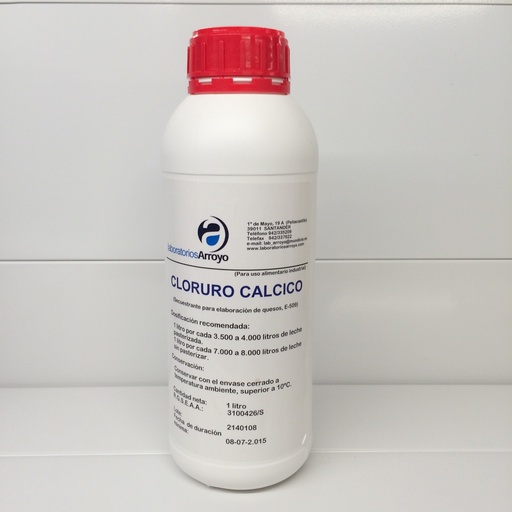 [CLCAS1] CLORURO CALCICO SOLUCION ENV. 1 LT.