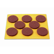 [8421196103030] DESLIZADORES 8 DISCOS 25 MM. MARRON