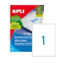 ETIQUETAS APLI Nº1 A-4  UNID. REF.01281