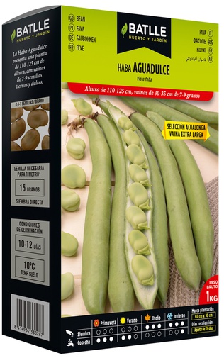 [8414934330287] HABA AGUADULCE SEL. ACUALONGA 1 KG.