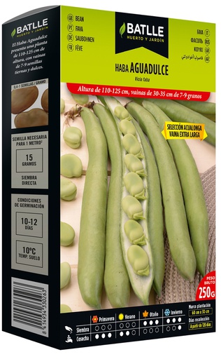 [7070] HABA AGUADULCE SEL. ACUALONGA 250 GRS.