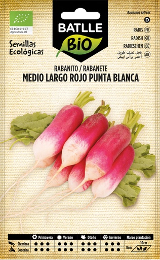 [3001662] RABANITO MEDIO LARGO ROJO PUNTA BLANCA ECO