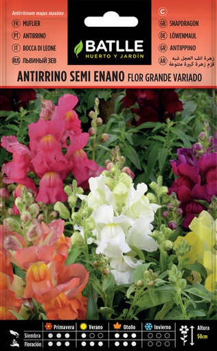 [3001485] SEMILLAS BATLLE ANTIRRINO SEMI ENANO F.GDE.VDO.