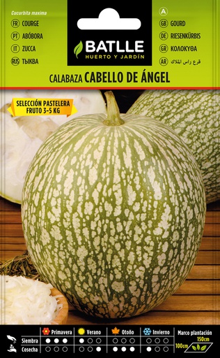 [8414934293117] SEMILLAS BATLLE CALABAZA CABELLO ANGEL SEL. PASTELERA
