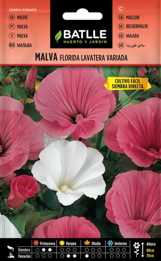 [3001563] SEMILLAS BATLLE MALVA LAVATERA FLOR GRANDE