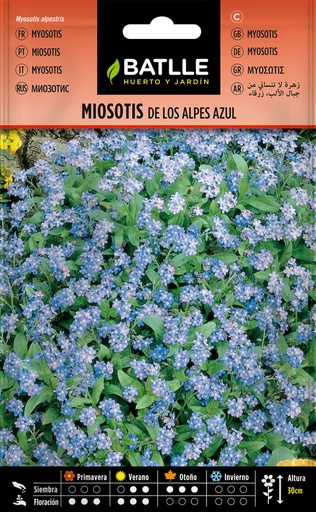 [8414934921218] SEMILLAS BATLLE MIOSOTIS DE LOS ALPES AZUL