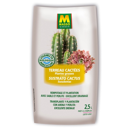 [234821] SUBSTRATO CACTUS 2,5 LT. MASSO