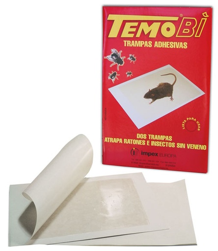 [036501] TEMOBI TRAMPA AHDESIVA (PACK 2 UNID.)