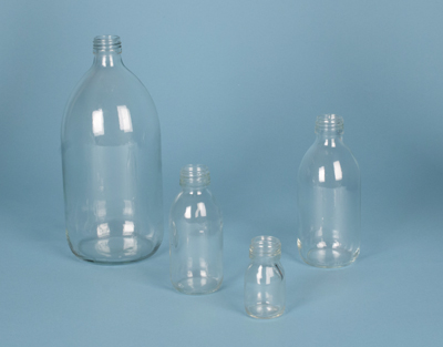 FRASCO VIDRIO TRANSPARENTE DIN 28